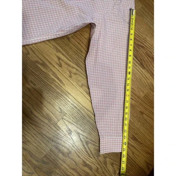 Brooks Brothers 346 Men's Button Up Shirt Non-Iron Red Plaid Size Large - Picture 8 of 8